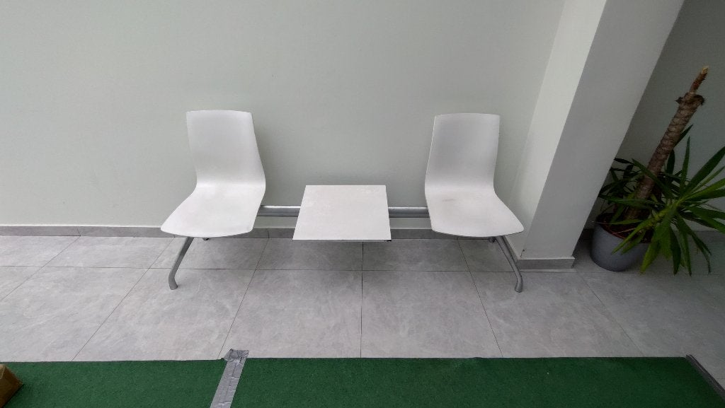 Banc chaises salle d'attente, Enlèvement