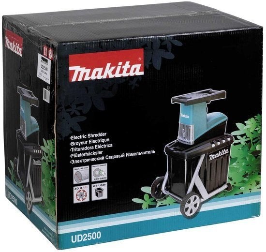 Broyeur Makita UD2500 (jamais utilisé), Neuf, Électrique, Sac de ramassage, Enlèvement