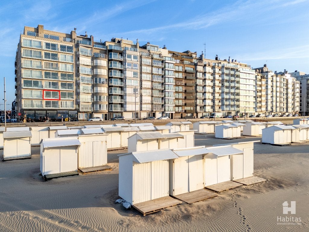 Verrassend ruime studio met FRONTAAL ZEEZICHT,, Immo, Appartements & Studios à louer, 35 à 50 m²