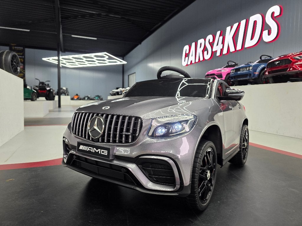 Kinderauto Mercedes GLC - 4 motoren - leren zit - met RC, Kinderen en Baby's, Speelgoed |Speelgoedvoertuigen, Ophalen of Verzenden