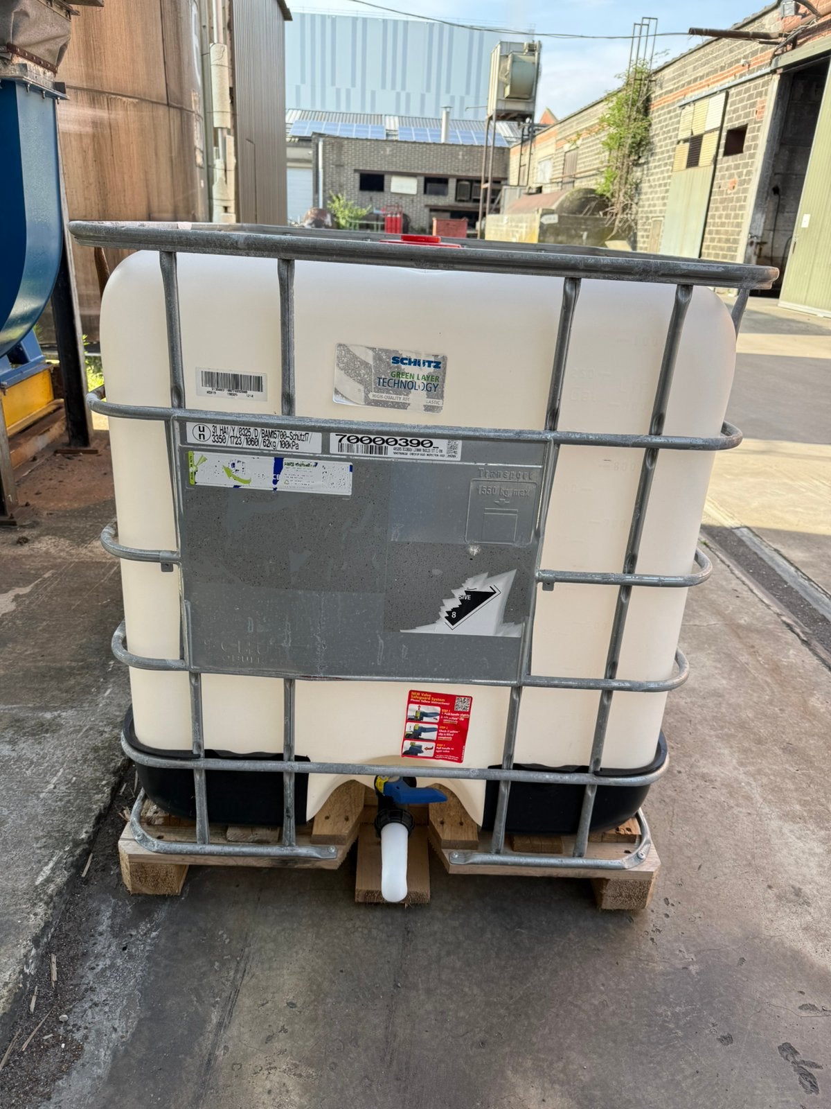 Vat 1000l, Tuin en Terras, Ophalen, Gebruikt