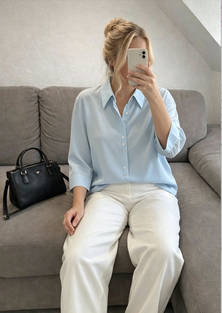 Blouse maat 44, Kleding | Dames, Verzenden, Zo goed als nieuw, Maat 42/44 (L), Blauw