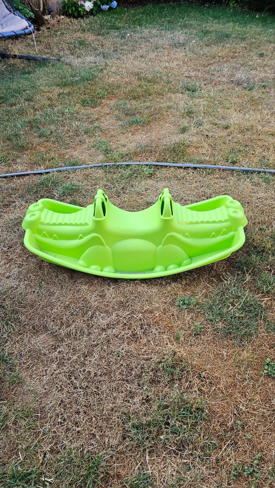 Paradiso Toys crocodile rocker in a bright green finish, Ophalen of Verzenden