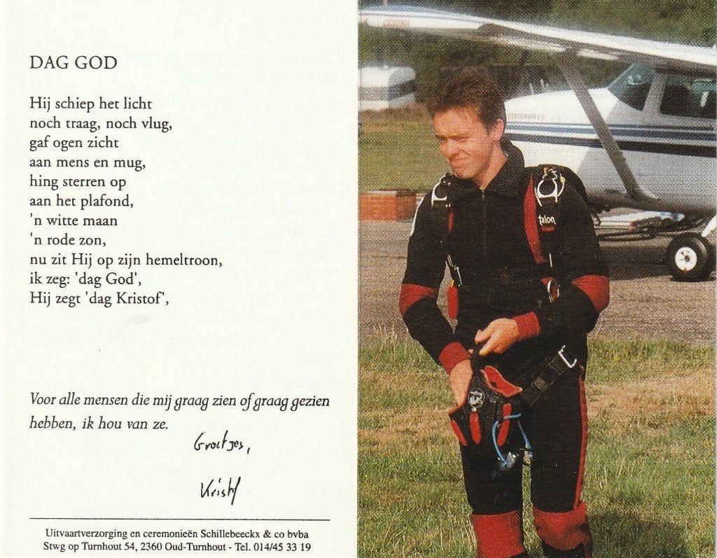 Vliegtuigongeval Los Angeles Kristif Poortmans 1996, Verzenden
