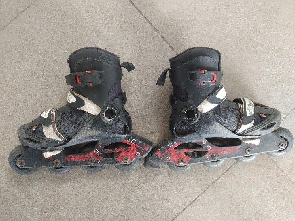Rolschaatsen, Kinderen en Baby's, Ophalen, Kinderen, Verstelbaar, Gebruikt