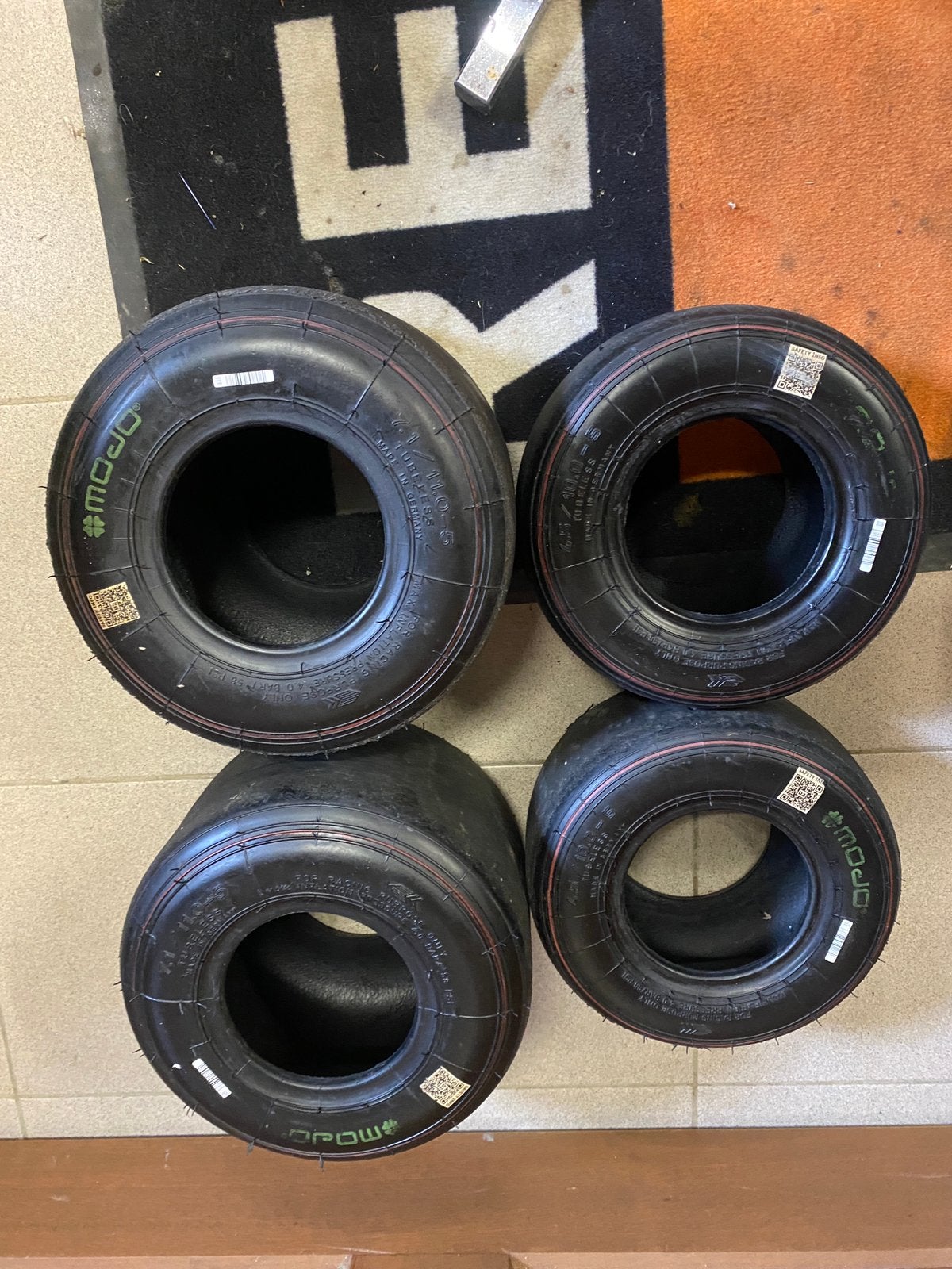Kart bandjes - Mojo D3, Sport en Fitness, Ophalen, Gebruikt, Onderdelen Kart