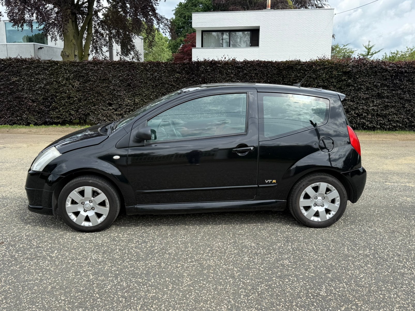 Citroen C2 1.3i VTR uitvoering, Auto's, Stof, 1360 cc, 4 cilinders, Zwart