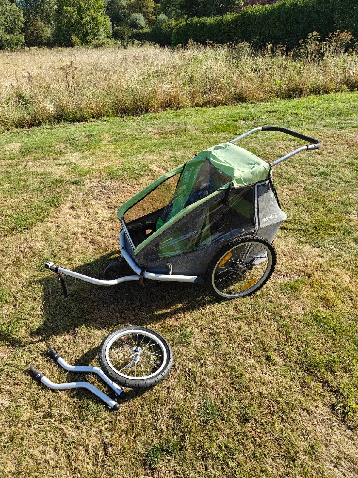 fietskar Croozer kids for 2, Fietsen en Brommers, Ophalen, Gebruikt, Opvouwbaar, Croozer