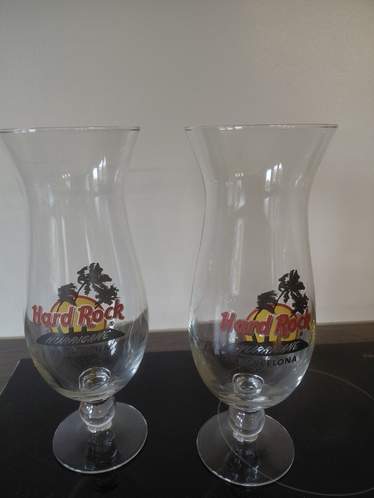 2 glazen hardrock cafe barcelona, Ophalen of Verzenden