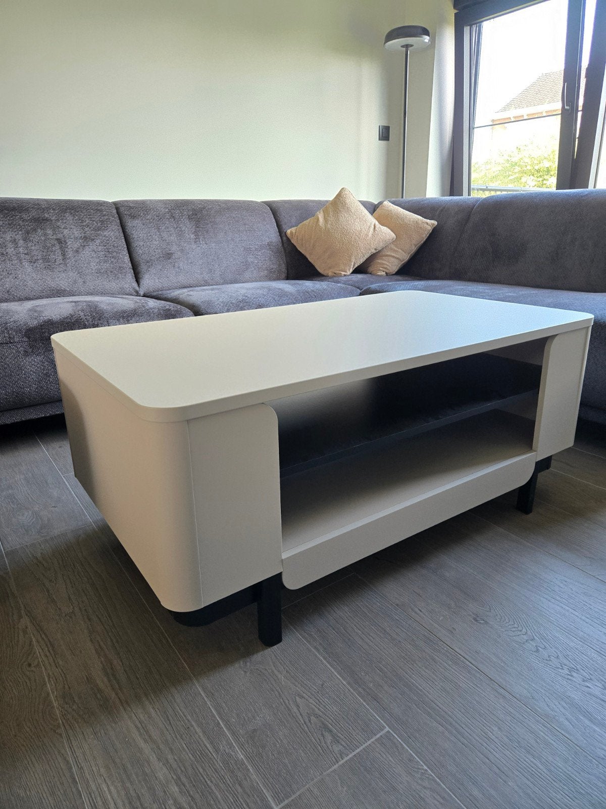 Salontafel, Ophalen, 100 tot 150 cm, Zo goed als nieuw, Minder dan 100 cm