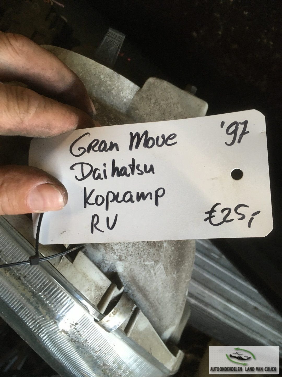 Daihatsu Grand Move koplamp rechts 1997, Gebruikt, -, -, Ophalen of Verzenden