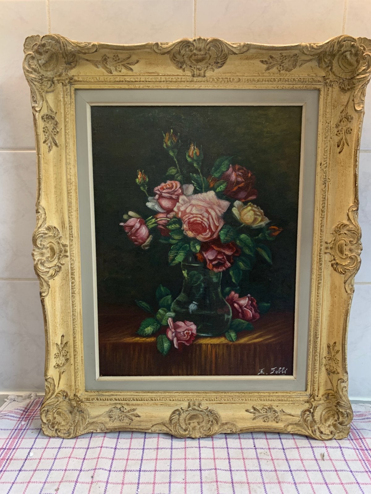 Schilderij E.Foblé, Enlèvement
