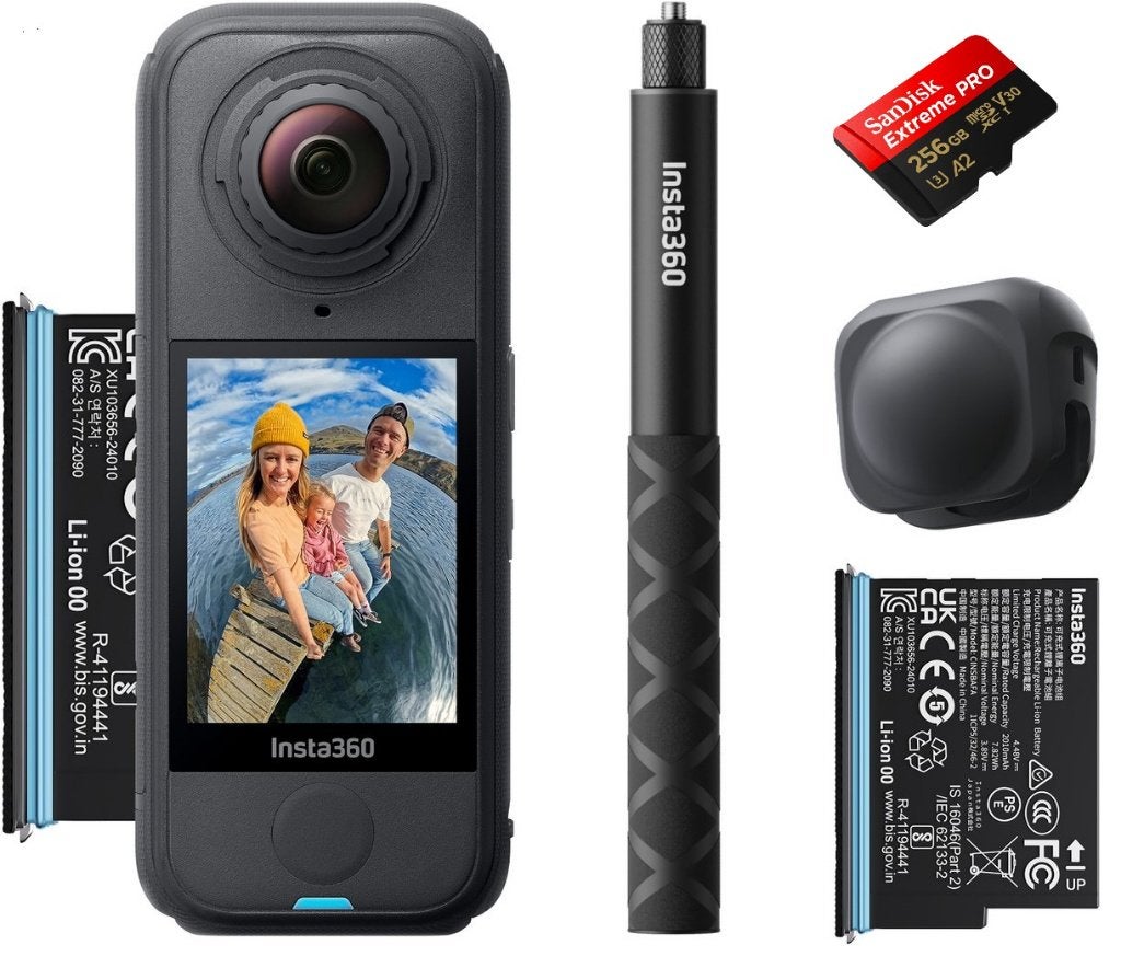 Insta360 X4 Air Starter Bundle + MicroSD Card, TV, Hi-fi & Vidéo, Enlèvement ou Envoi, Comme neuf, Autres marques