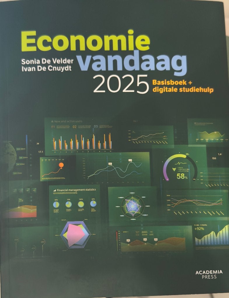 Economie vandaag 2025 ISBN 9789020974461, Ophalen of Verzenden, Zo goed als nieuw, Hogeschool
