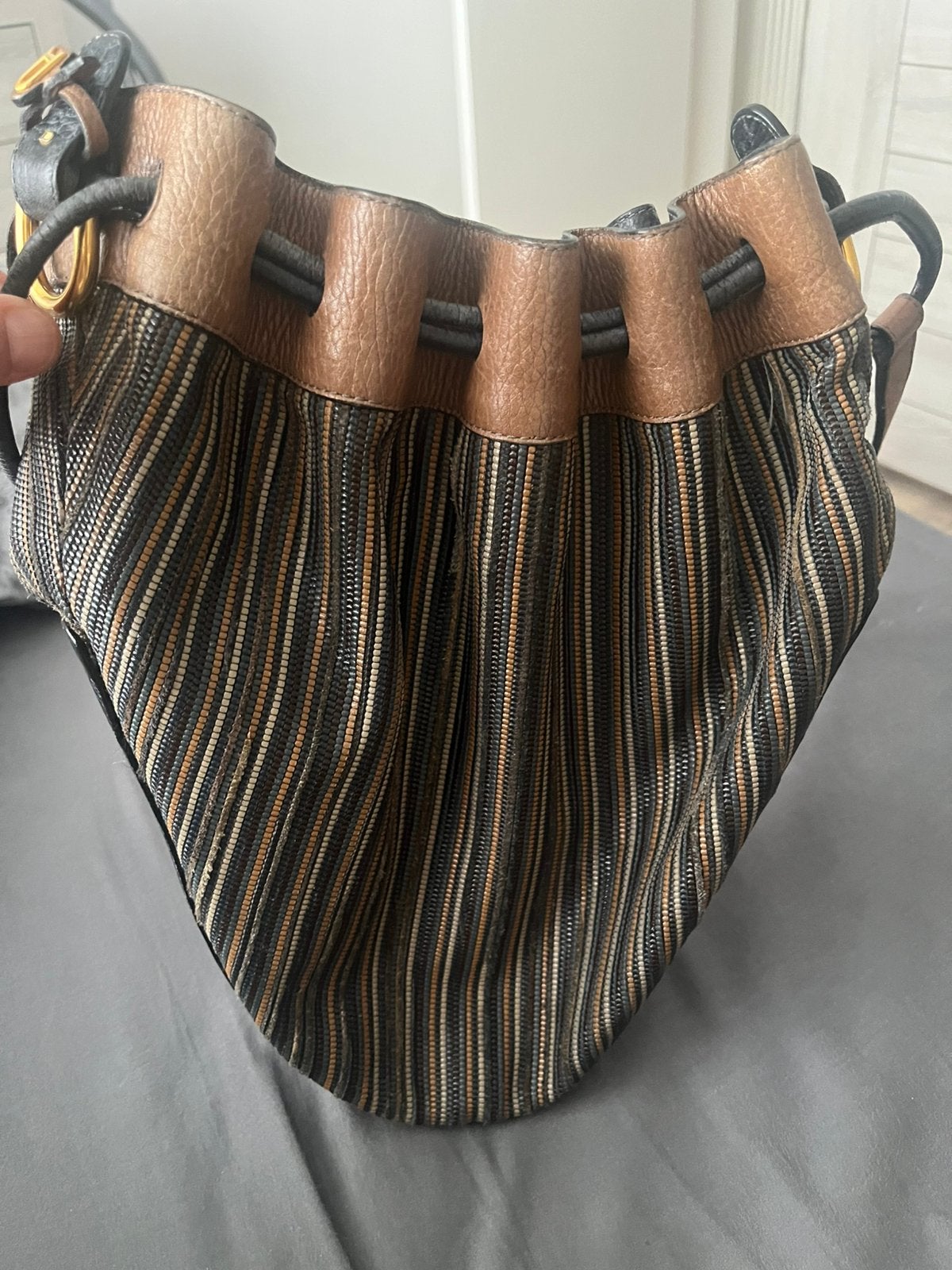 Sac delvaux tresse, Enlèvement ou Envoi, Comme neuf