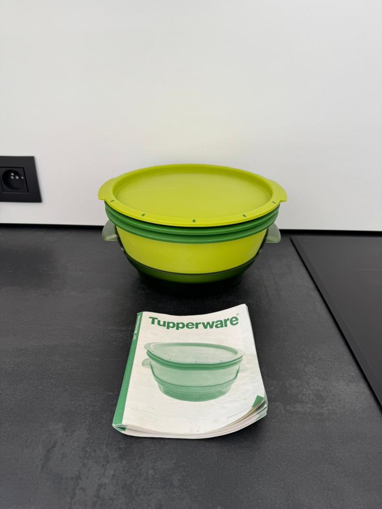 Microgourmet tupperware, Ophalen of Verzenden, Zo goed als nieuw, Groen, Overige typen