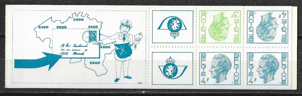 België OPC B10 Z. M. Koning Boudewijn **, Ophalen of Verzenden, Postfris, Postfris