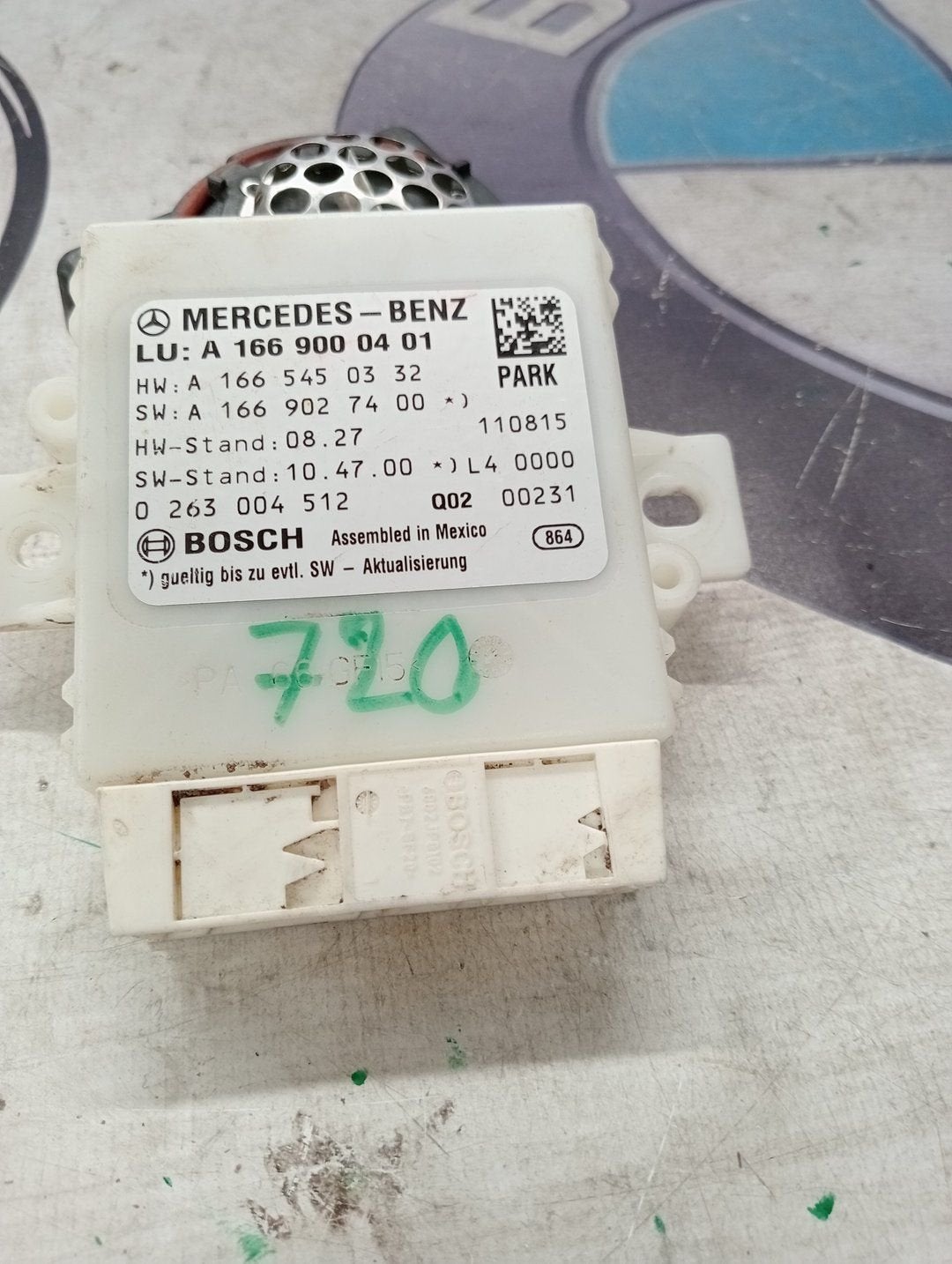 PDC-module Mercedes ML III (166) 3.0 ML-350 BlueTEC V6 24V 4, Utilisé, -, -, Enlèvement ou Envoi