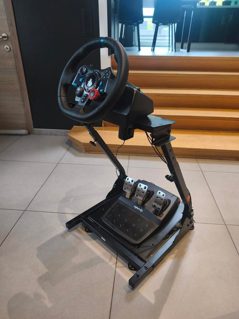 Volant Logitech g29 ps5/ps4/pc plus support, Comme neuf