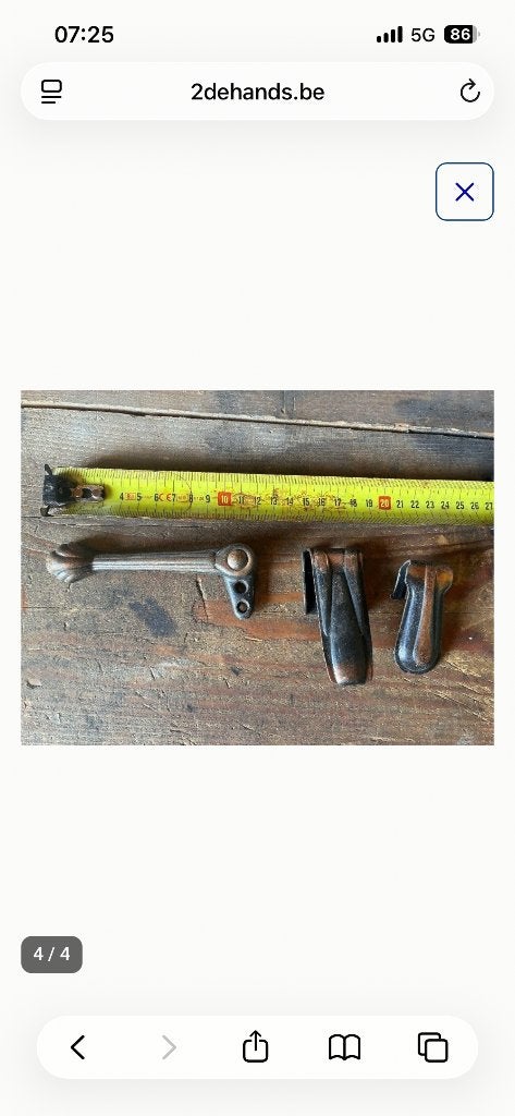Vintage trap klips, Antiek en Kunst, Ophalen of Verzenden