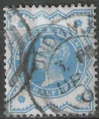 Groot-Brittannie 1887/1900 - Yvert 92 - Victoria (ST), Postzegels en Munten, Postzegels | Europa | UK, Verzenden, Gestempeld