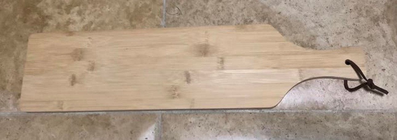 Houten tapas/borrelplank, Ophalen