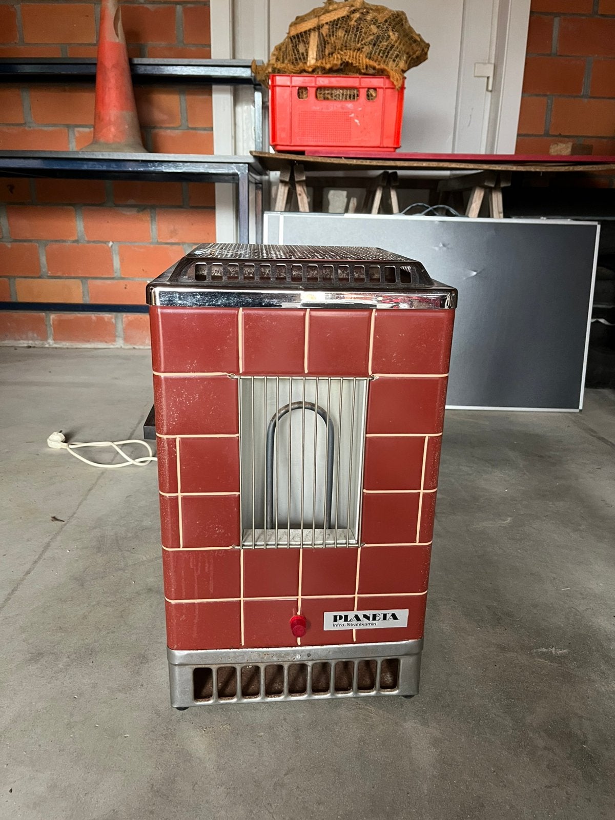 Retro Elektrische kachel Planeta (vintage), Ophalen, Gebruikt, Vrijstaand