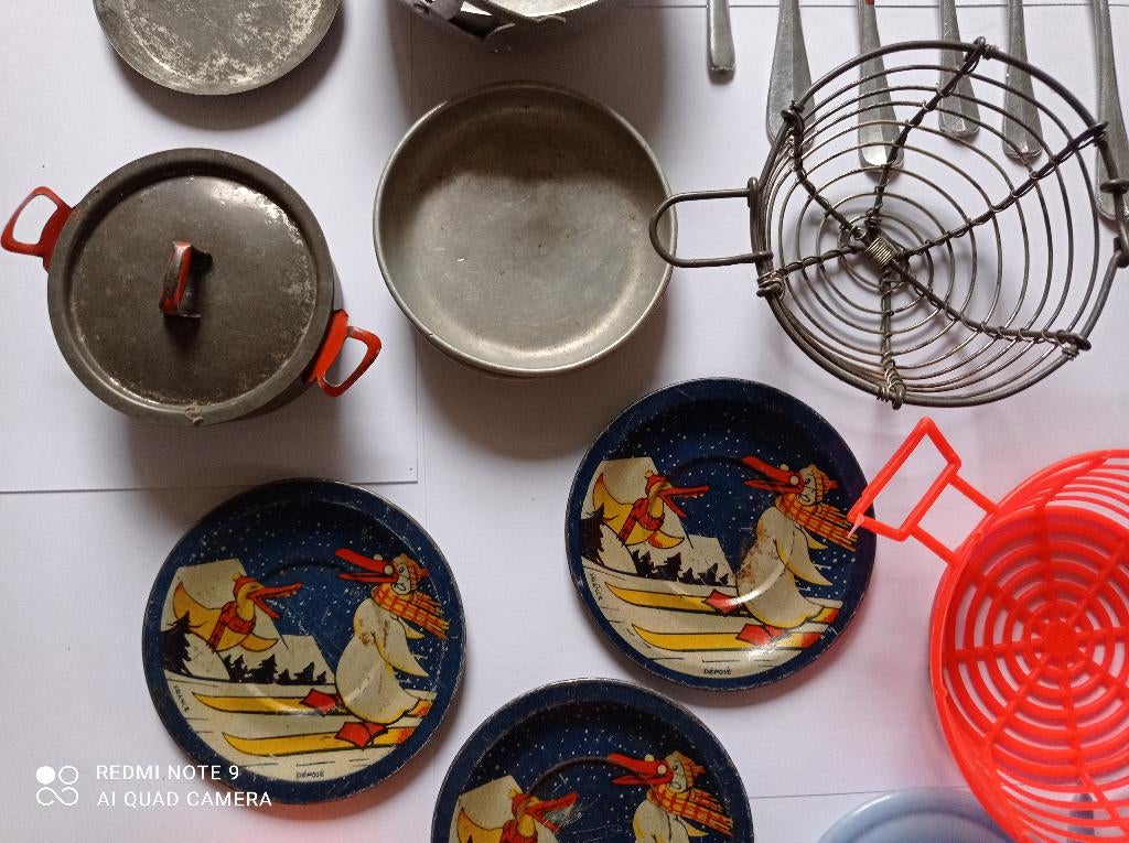 Dînette Ancienne, Vaisselle Miniature, Enlèvement