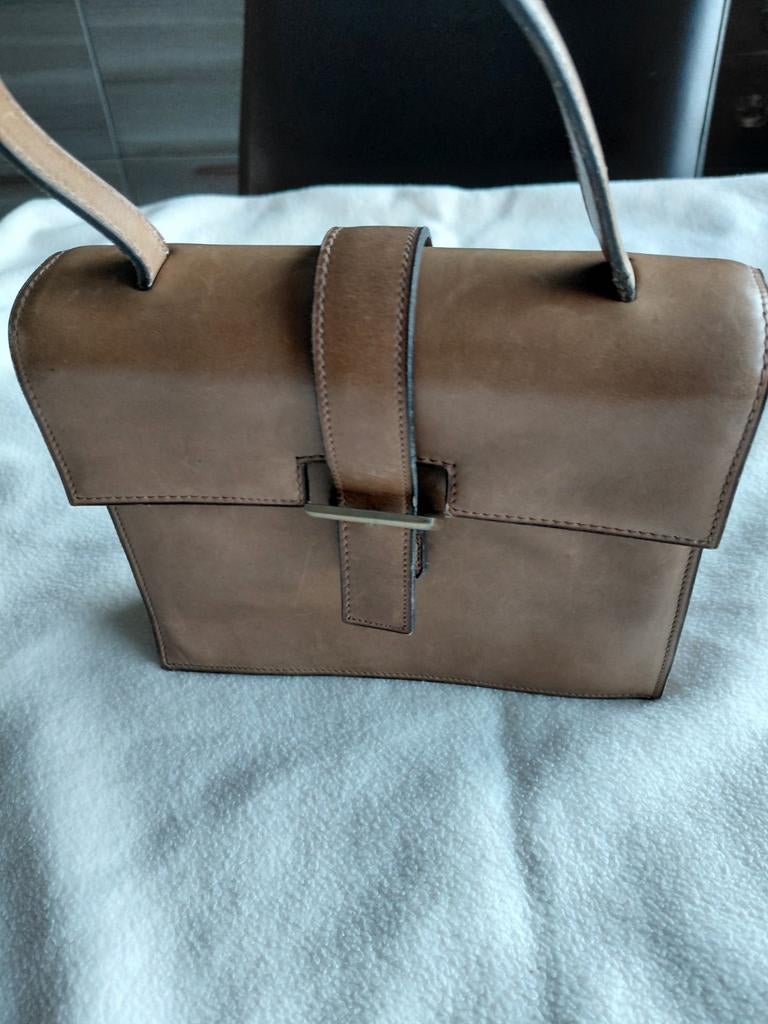 Vintage handtas Delvaux bruin, Ophalen, Bruin, Handtas