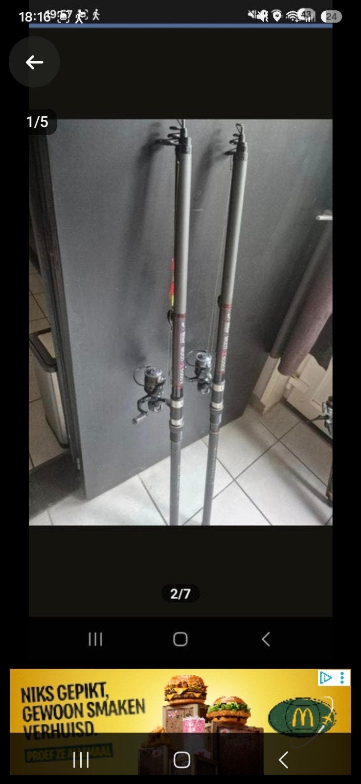 hengels 420cm cw40/100, Ophalen of Verzenden, Nieuw, Werphengel