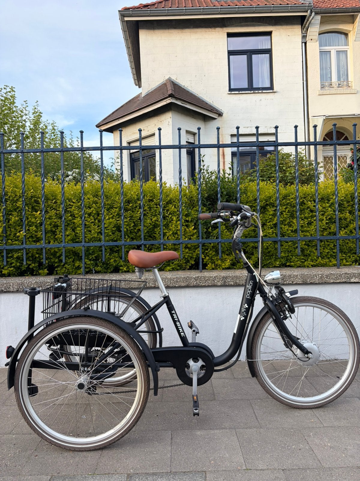 Tri-Bike elektrische driewieler ondersteuning, nieuwstaat, Ophalen of Verzenden, Zo goed als nieuw, Elektrische rolstoel