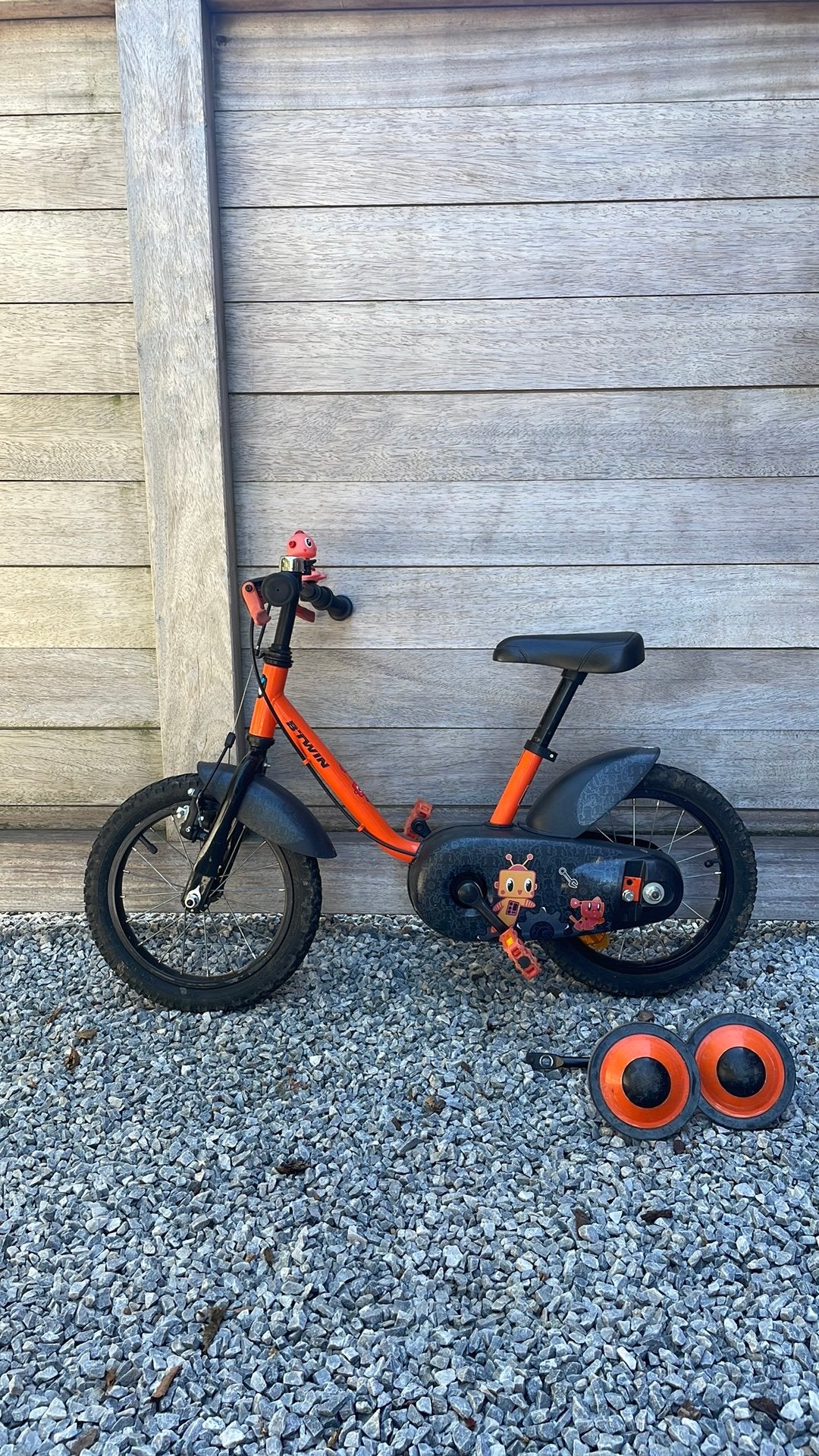 Vélo pour enfants Btwin 14 pouces, Enlèvement, Utilisé, Moins de 16 pouces, Stabilisateurs