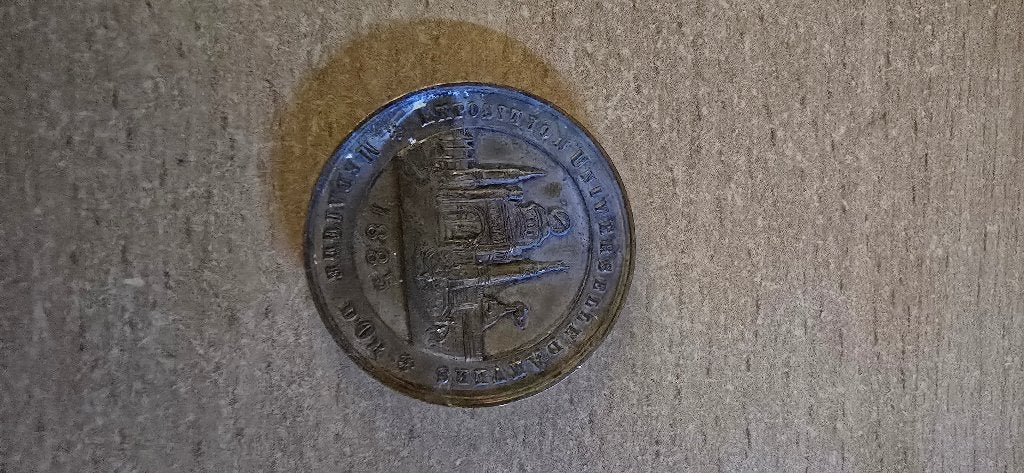 ​Jeton / Médaille ancienne d'Anvers 1885, Collections, Collections Autre, Utilisé, Enlèvement