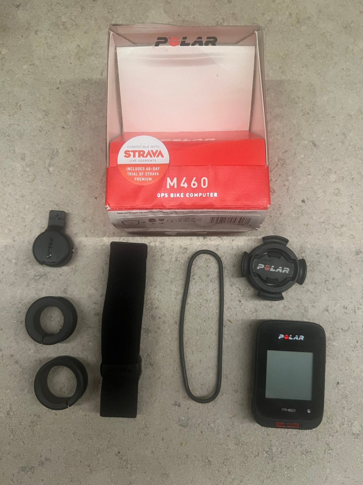 Polar M460 fietscomputer te koop, Enlèvement, GPS, Utilisé