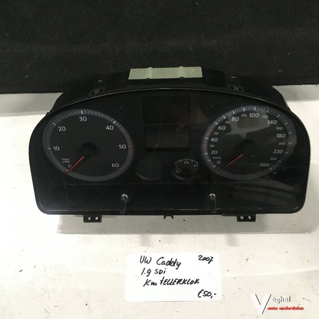 Vw Caddy 1.9 SDI 2007 Km Tellerklok, -, Utilisé, -, -