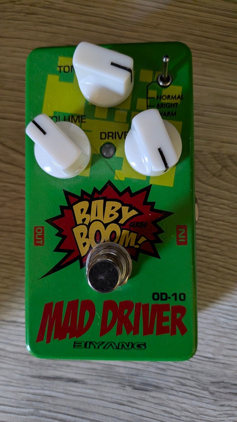 Biyang Baby Boom Mad Driver Overdrive, Ophalen of Verzenden, Zo goed als nieuw, Distortion, Overdrive of Fuzz