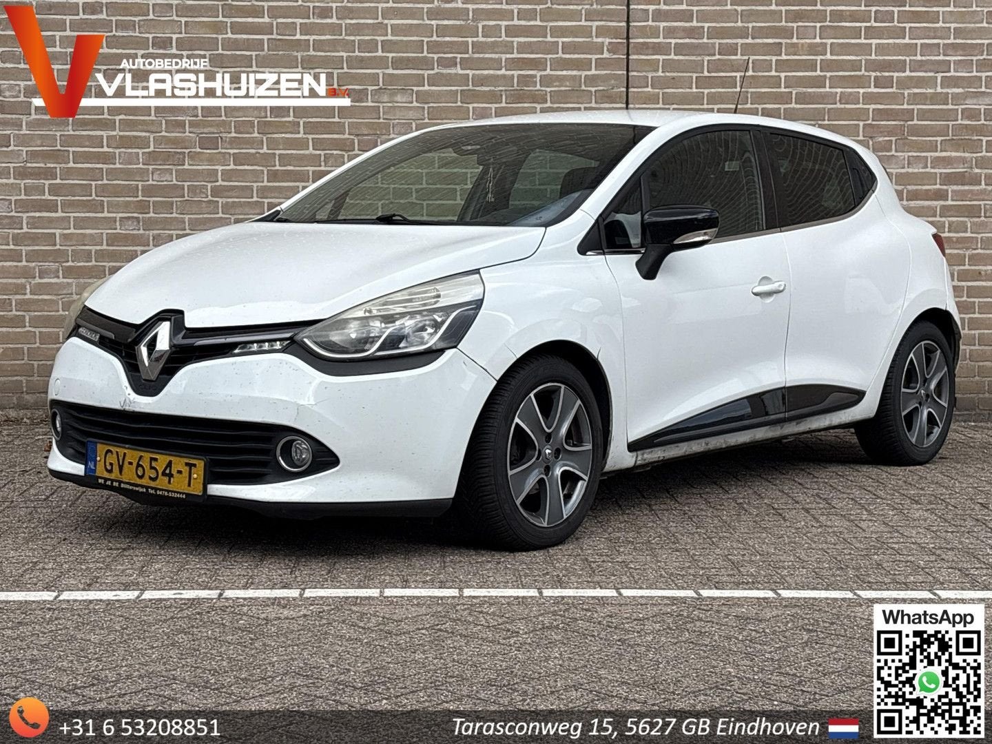 Renault Clio 1.5 dCi ECO Night&Day | € 3.250,- NETTO! | Airc, Zwart, Wit, Bedrijf, 82 g/km