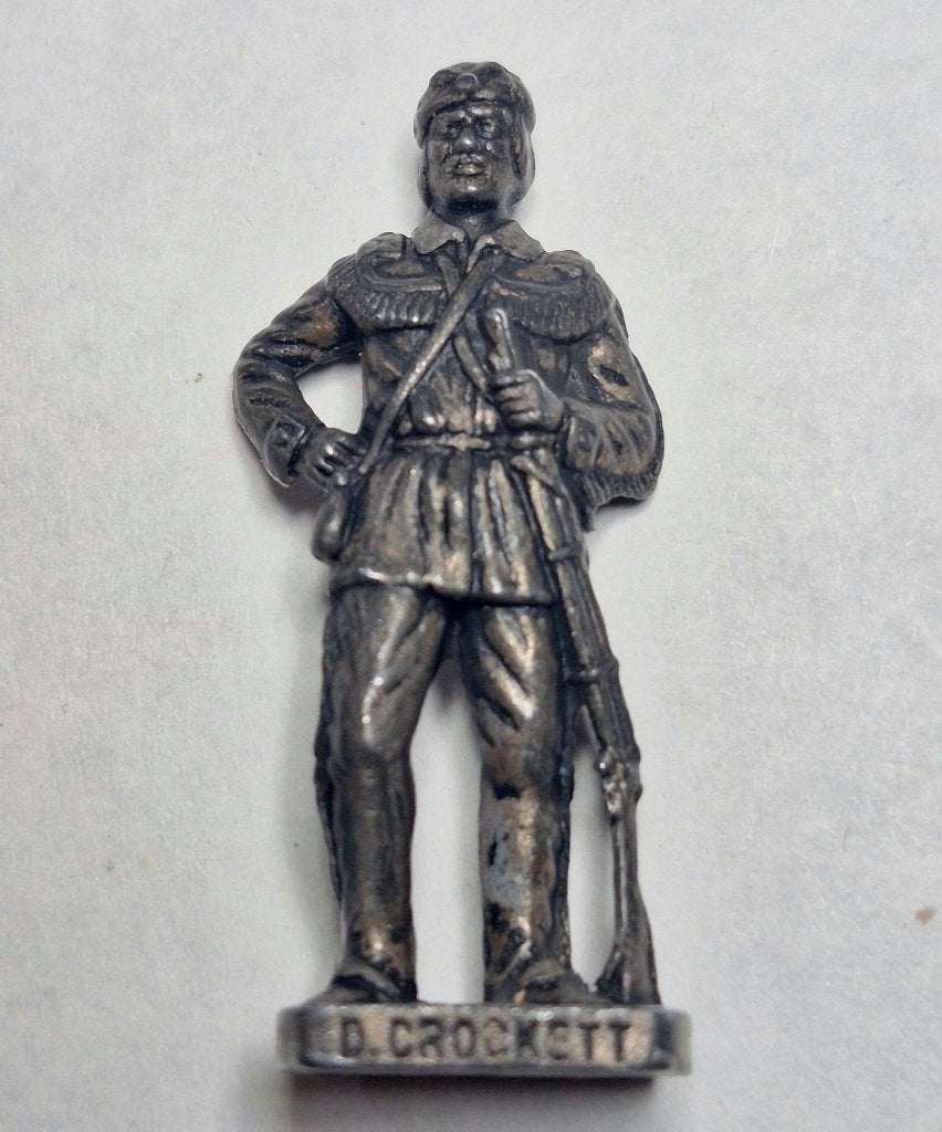 Berühmte Westmänner D. Crockett  R.MADE ITALY Altsilber, Enlèvement ou Envoi, Utilisé, Autres types