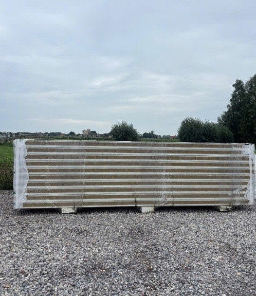 Sandwichpanelen Rotswol, Steenwol, Ophalen of Verzenden, Zo goed als nieuw, 15 m² of meer