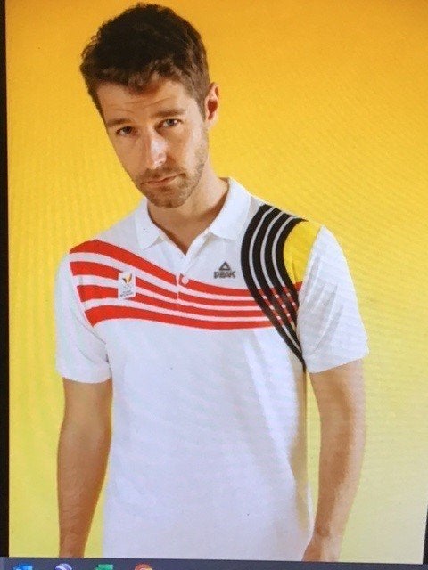 polo mannen peak XL team belgium original clothing new, Enlèvement ou Envoi, Neuf, Taille 56/58 (XL)