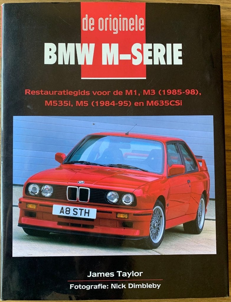 Boek over BMW M-serie M1 M3 M5 M635CSI, Boeken, Ophalen, Zo goed als nieuw, BMW