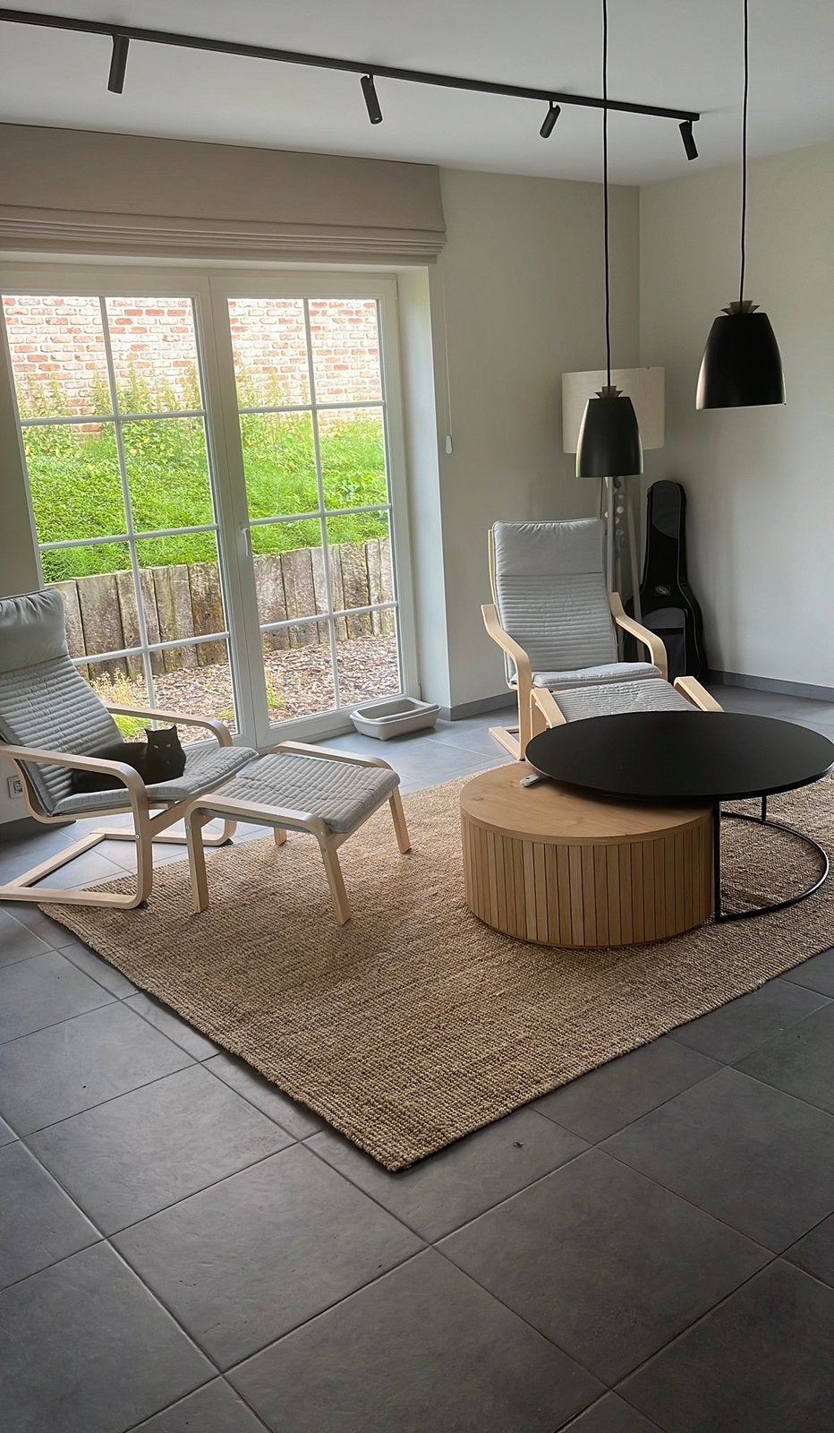Ikea Fauteuil poang avec repose pied, Enlèvement, Comme neuf, Une personne
