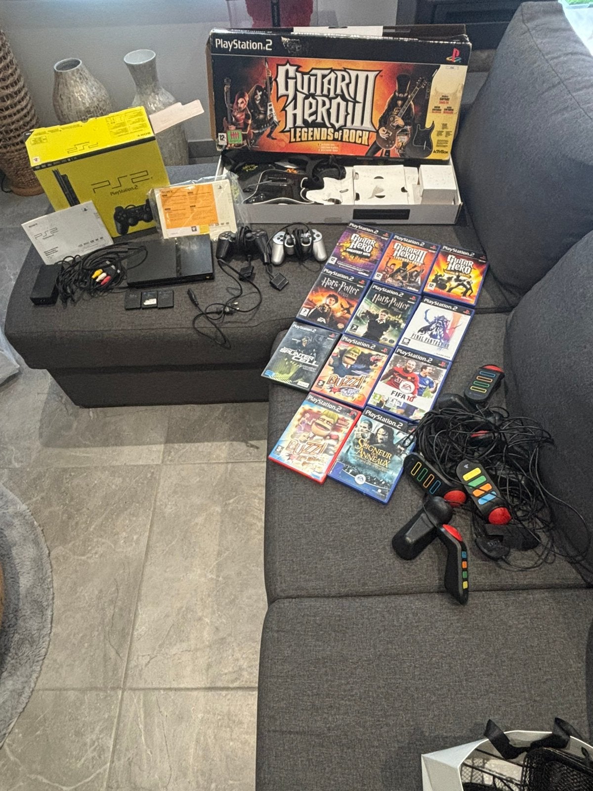 Lot playstation 2, Enlèvement, Autres marques, Utilisé