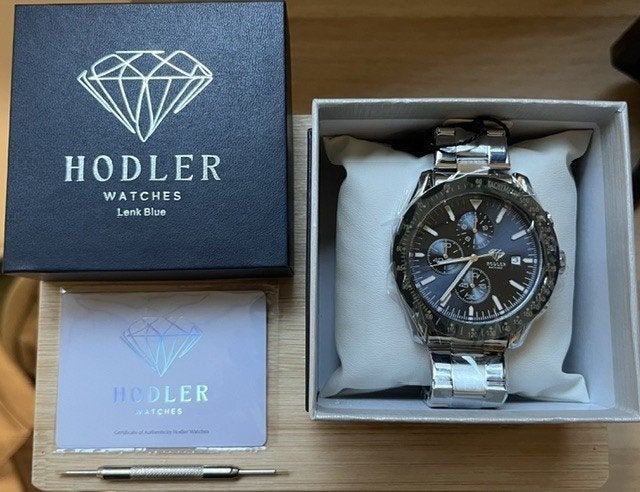 Hodler Watches - Lenik Blue | Nieuw en ongedragen, Bijoux, Sacs & Beauté, Autres marques, Acier, Enlèvement, Acier