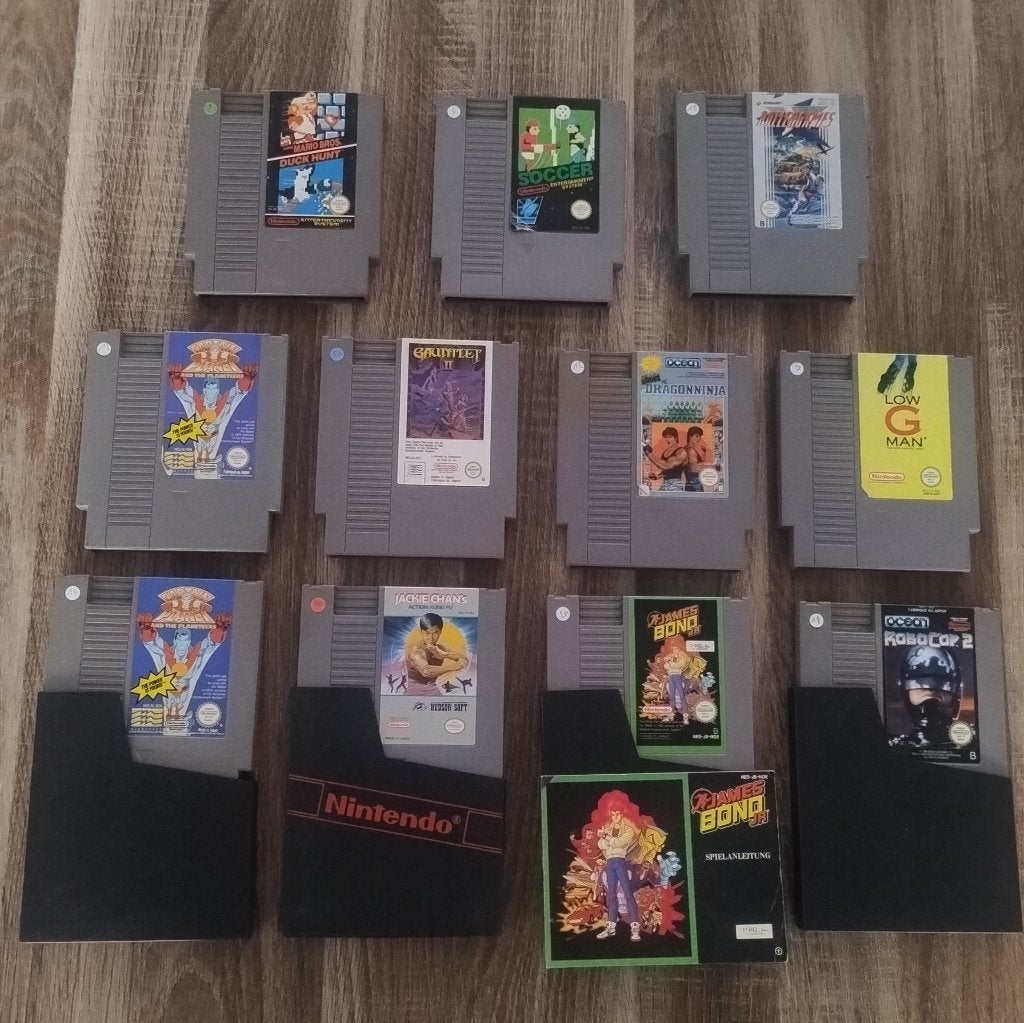 Nintendo NES game carts, Ophalen of Verzenden, Gebruikt