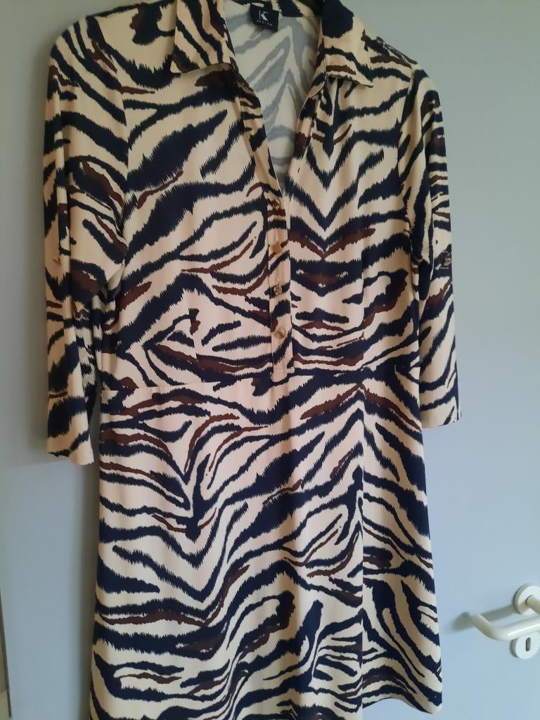 Mooi kleedje van K-Design L, Taille 42/44 (L), K-design, Enlèvement ou Envoi, Beige