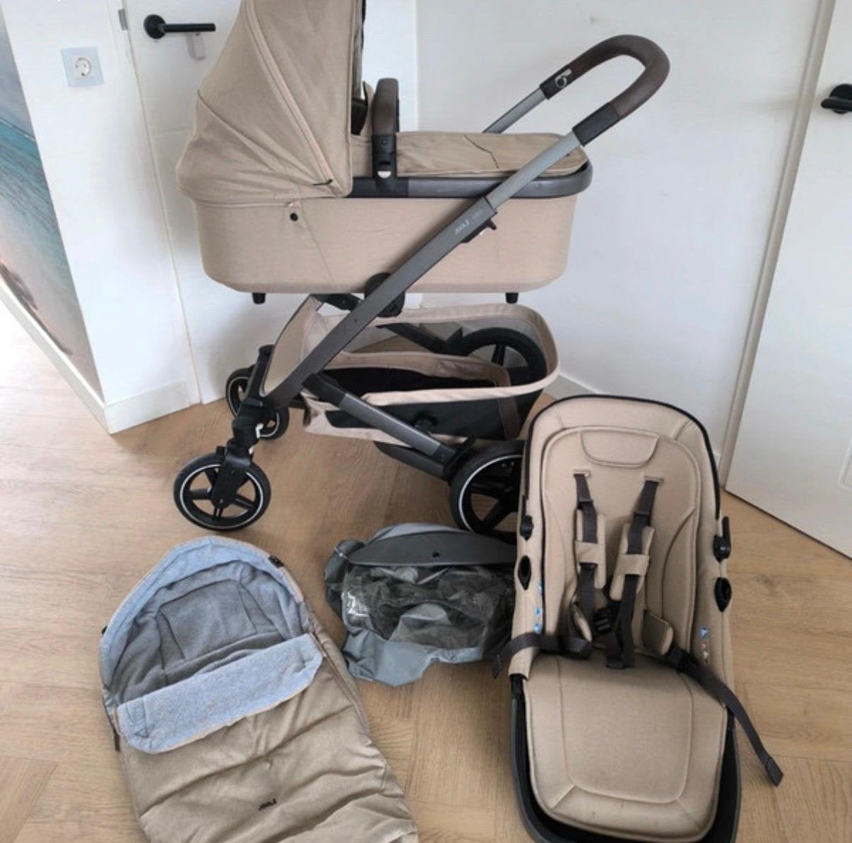 Joolz Geo 3 Sandy Taupe, Ophalen, Zo goed als nieuw, Kinderwagen, Maxi-Cosi
