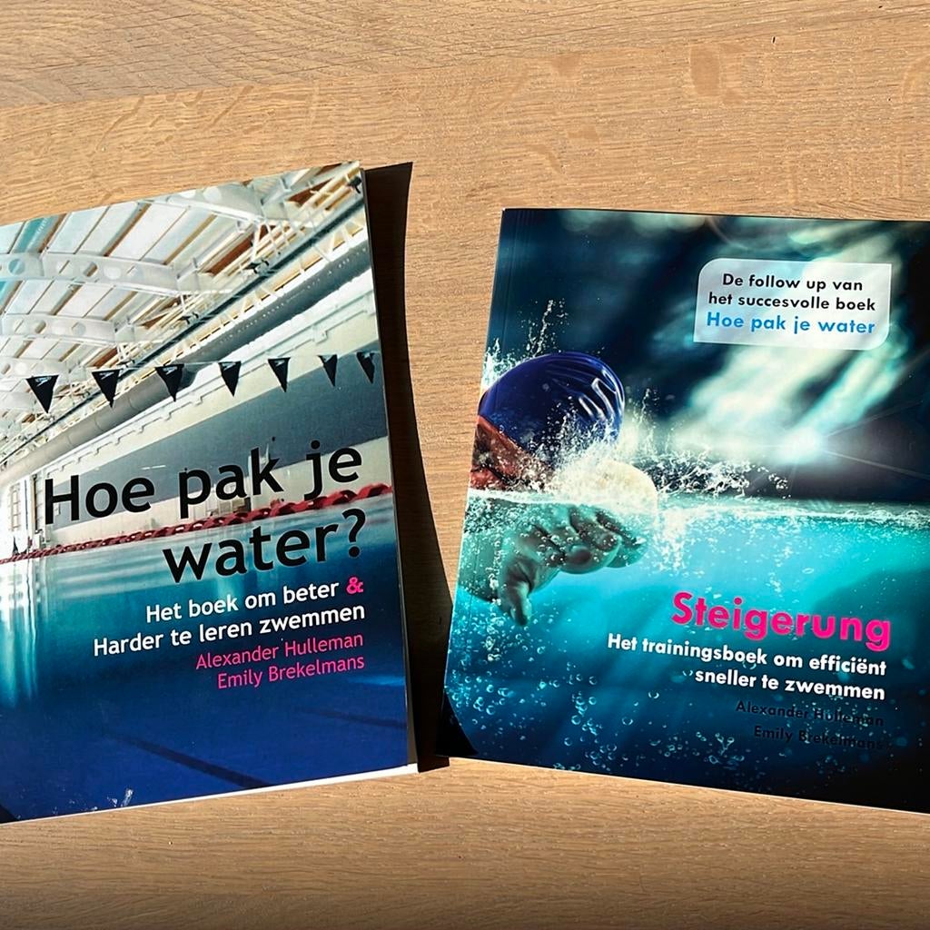 Triatlon/zwem - boeken ‘Hoe pak je water’+ -‘Steigerung’, Boeken, Ophalen, Nieuw