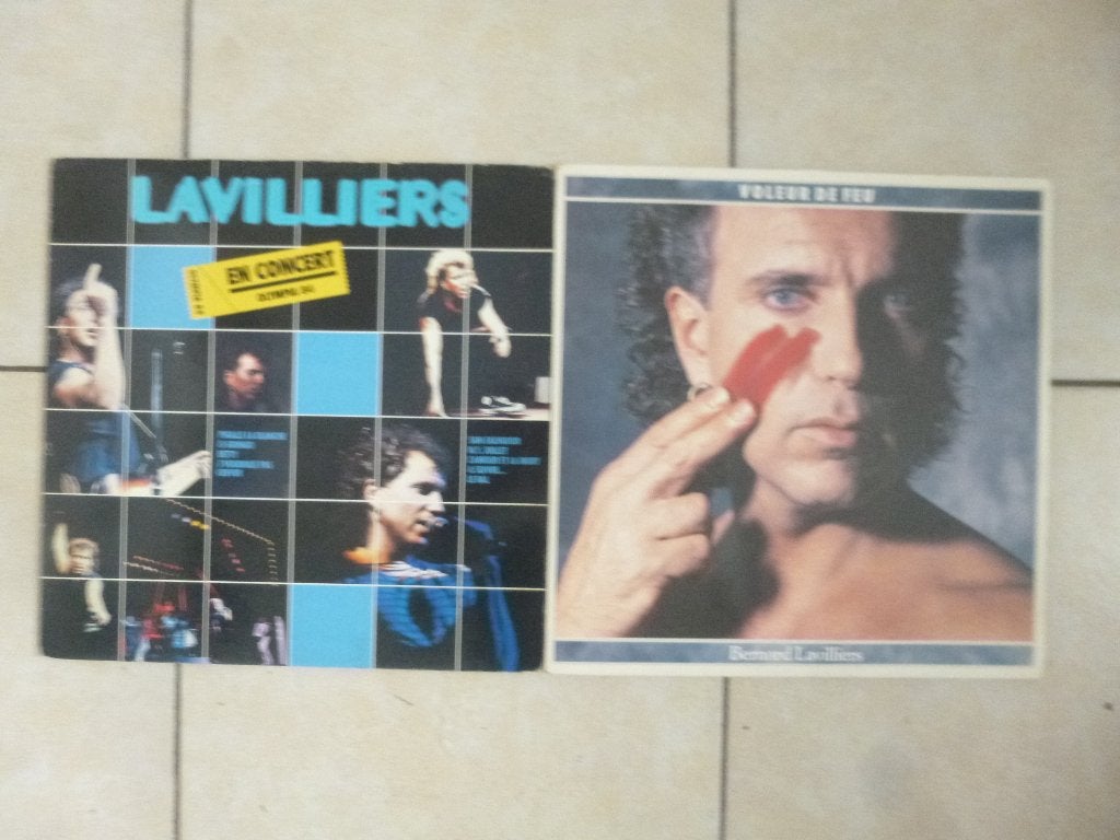 Bernard lavilliers lot de 2 x 33 tours, Enlèvement