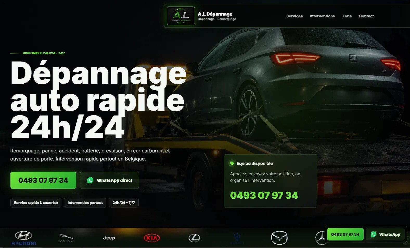 A.l.depannage remorquage 24h/24 7/7